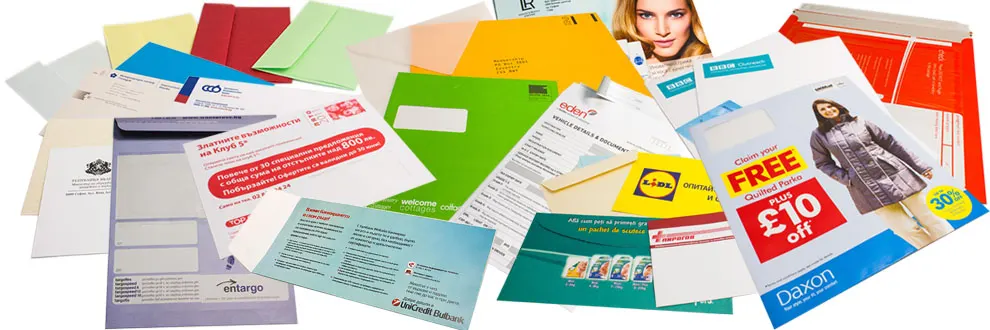 custom printed mailers and bespoke envelopes manufacturer
